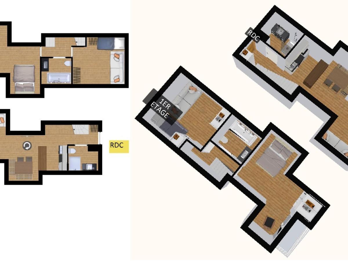 Duplex Charmant Pres Du Centre Et Des Pistes, Avec Balcon Sud, Parking Et Wifi Inclus - Fr-1-694-39 Val-dʼIsère Dış mekan fotoğraf